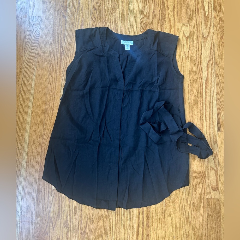 Motherhood Maternity Black Sleeveless Blouse